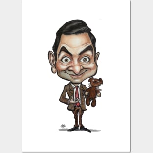 Mr. Bean and Teddy Posters and Art